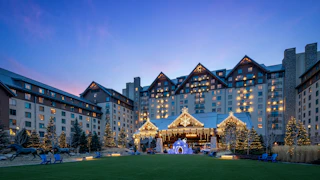 Gaylord Rockies Resort & Convention Center Exterior Front Entrance at Night