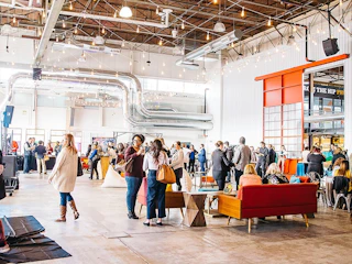 The Hangar, located at Stanley Marketplace is a unique venue with endless possibilities.